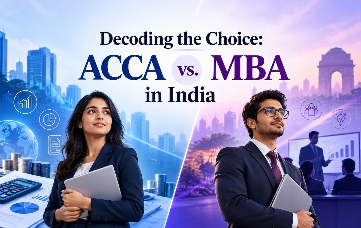 Cover image for Decoding the Choice: ACCA vs. MBA in India
