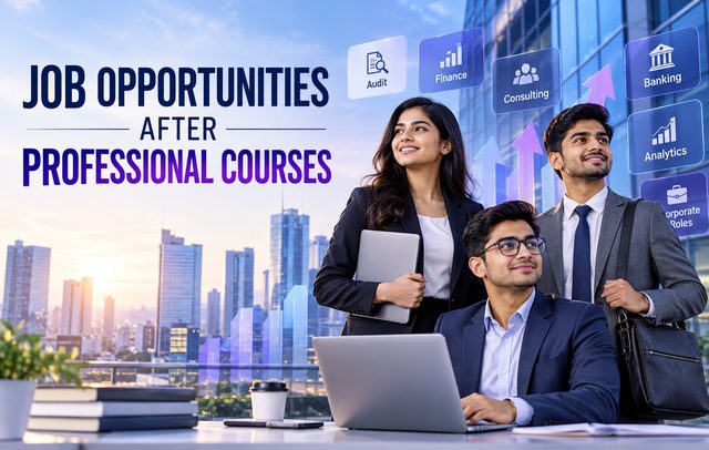 Cover image for JOB OPPORTUNITIES AFTER PROFESSIONAL COURSES